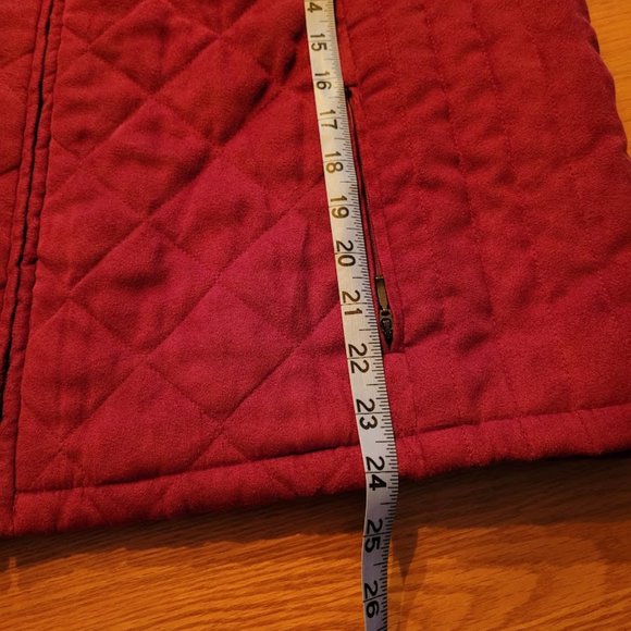 Brick Red Quilted Vest - Picture 5 of 5